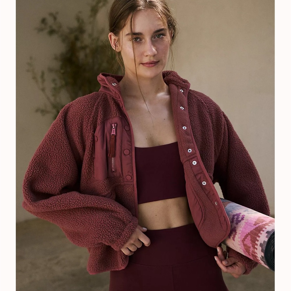 COPY - Free People hit the slopes jacket henna color